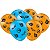Balão Bexiga Festa de Aniversário Hot Wheels - 25 Unidades - Festcolor - Imagem 1