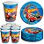 Kit Festa Pratos e Copos para Aniversário Comemoração - Hot Wheels - 24 un Cada - Festcolor - Imagem 1