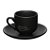 Kit Xícara de Porcelana para Café Manhattan Preto  - 6 Unidades - 90ml - Hauskraft - Imagem 2
