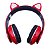Headset Bluetooth 5.0 Wireless Orelhas de Gatinho com Luz Decorativa RGB - Onistek - Imagem 7