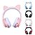 Headset Bluetooth 5.0 Wireless Orelhas de Gatinho com Luz Decorativa RGB - Onistek - Imagem 4