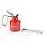 Almotolia Profissional Metal 250 Ml Bomba Óleo Com 2 Bicos Fertak - Imagem 2