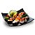 Prato Kanpai Premium Côncavo Quadrado Preto de Melamina 15cm Comida Japonesa - Bestfer - Imagem 4
