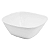 Tigela Quadrada Lisa de Melamina Branca Leve Resistente - 1500mL - 21cm - Bestfer - Imagem 2