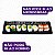 Kit 04 Prato Travessa Estriada Kanpai Premium Preto de Melamina 24cm Comida Japonesa Sushi - Bestfer - Imagem 3