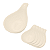 Kit 06 Molheiras de Melamina Branca Premium 12cm Leve Resistente - 100mL - Bestfer - Imagem 1