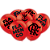 Balão Bexiga Temática Flamengo - Festcolor - 25 Unidades - Imagem 1