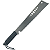 Facão Sobrevivência Militar Faca Rambo Tático FullTang Aço Inox com Bainha de Nylon - 49CM - B-Max - Imagem 1