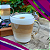 Kit 6 Canecas Formato de Coração De Vidro Xícara Heart Casual Para Chocolate - 240mL - Class Home - Imagem 3