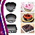 Conjunto 3 Formas Desmontáveis de Aço Carbono Assadeiras Fundo Removível 20/26/27CM - Class Home - Imagem 3