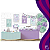 Kit Festa Decorativa Comemoração Chá Revelação Especial 16 Copos e 16 Pratos - 94 peças - Festcolor - Imagem 4