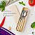 Kit Jogo Talheres Garfo Faca Colher Inox Estojo Cabo Biodegradável Marmita Trabalho Viagens Uny Home - Imagem 5