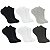 Kit 6 Pares Meias Premium Soquete Cano Curto em Algodão e Poliéster 30-46 Unissex Union Socks - Imagem 1