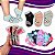 Kit 9 Pares Meias Premium Soquete Cano Curto Poliéster Algodão Infantil 20-31 Feminina Union Socks - Imagem 6