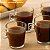 Jogo 6 Canecas Xícaras de Vidro Casual Café Chá 80ml com Alça Quadrada - Class Home - Imagem 3