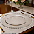 Prato Raso de Cristal de Chumbo Pearl com Borda Delicada para Servir Mesa Posta - 28cm - Wolff - Imagem 4