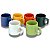 Jogo 6 Canecas de Cerâmica Coloridas Café Chá 85ml Mesa Posta - Class Home - Imagem 1