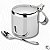 Açucareiro Com Colher Tampa e Alça Em Aço Inox Clássico 300ml Mesa Posta - Class Home - Imagem 3