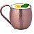 Caneca Moscow Mule em Aço Inox Martelada Coquetéis Drink Bar Barman 500ml - Class Home - Imagem 1