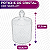 Potiche Decorativo de Cristal com Tampa Litt Para Mesas Aparadores Bomboniere 10,5 x 17,5cm - Wolff - Imagem 3