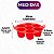 Forma De Silicone Redonda 7 Bolinhos Cupcake Antiaderente Flexível Para Air Fryer 20x5cm Uny Home - Imagem 3