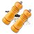 Kit 2 Moedor Manual de Pimenta e Sal Condimentos Temperos Grãos Com Ajuste MDF 15cm Uny Home - Imagem 1