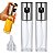 Kit 2 Frasco Spray Pulverizador Borrifador Para Azeite e Vinagre 100ml Vidro e Inox Cozinha Uny Home - Imagem 1