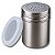Saleiro e Pimenteiro Em Aço Inox Com Tampa De Silicone 260ml Porta Condimentos Cozinha Uny Home - Imagem 1