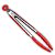 Pegador de Silicone e Aço Inox Vermelho Multiuso Para Cozinha Saladas Alimentos 29,5cm Uny Home - Imagem 1