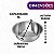 Kit 5 Bacia Tigela Bowl de Inox Pequena Redonda 35cm 5 Litros Cozinha Uny Home - Imagem 3