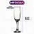 Kit 3 Taças Para Champanhe Espumante Vinho Vidro Liso Transparente Lira 210ml G4U Class Home - Imagem 3