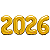 Kit Balão Metalizado 2026 100cm Dourado Festa Ano Novo Reveillon - 1 Unidade - São Roque - Imagem 1