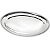 Travessa Oval Rasa Aço Inox 22cm Para Servir Alimentos Porções Cozinha Restaurante - Ke Home - Imagem 1