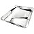 Assadeira Forma Retangular em Aço Inox 50cm Para Forno Cozinha Assar Carnes Bolos Legumes - Ke Home - Imagem 1