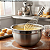 Tigela Mixing Bowl De Inox Redondo 28cm Para Preparo Cozinha Salada Confeitaria - XG - Ke Home - Imagem 3
