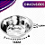 Tigela Bacia Bowl De Inox Redonda com Capacidade de 350mL Cozinha - 14cm - Ke Home - Imagem 3