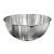 Saladeira Escovada Bowl Tigela de Aço Inox para Servir Saladas Preparo de Alimentos 26cm - KeHome - Imagem 1