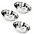 Kit 3 Tigela Bacia Bowl De Inox Redonda com Capacidade de 750mL Cozinha - 18cm - Ke Home - Imagem 1