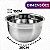 Kit 2 Tigelas Mixing Bowl De Inox Redondo 28cm Para Preparo Cozinha Salada Confeitaria XG - Ke Home - Imagem 3