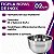 Kit 2 Tigelas Mixing Bowl De Inox Redondo 30cm Para Preparo Cozinha Salada Confeitaria XXG - Ke Home - Imagem 2