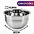 Kit 2 Tigelas Mixing Bowl De Inox Redondo 30cm Para Preparo Cozinha Salada Confeitaria XXG - Ke Home - Imagem 3