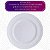 Kit 6 Pratos Rasos Redondo Branco Premium de Melamina 26,5cm Leve Resistente - Bestfer - Imagem 3