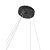 Pendente Led Inverse 02 Aneis 60/80cm 3000k Preto | Nordecor 2529 - Imagem 4