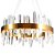 Pendente Kryp LED Integrado 30W 3000K 3200lm IP20 Dourado e Transparente | Bella KRY1PD01DR060 - Imagem 2