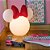 Luminária de Mesa Minnie Clean Disney Polietileno 28x32,5x19,5cm | Usare - Imagem 1