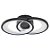 Plafon Led Zahal Eli 42w 3000k Preto | Nordecor 2514 - Imagem 1