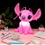Luminária de Mesa Angel Stitch Disney Polietileno 33,5x32,5x19cm | Usare 2424 - Imagem 5