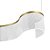 Pendente Sinuous Led 3000K 45W 3600lm 150cm Dourado e Acrílico | Skylight SKY-4028 - Imagem 3