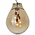 Pendente Tommy Ø48cm – Lustre de Vidro Conhaque e Metal Bronze E27 – Skylight SKY-3039G - Imagem 2