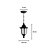 Pendente Colonial Linha Minesota Preto | Click Injet 8430PR - Imagem 3